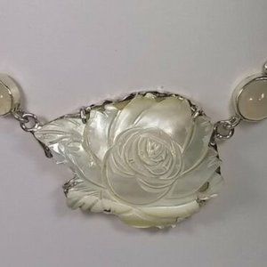 Alberto Juan Mexican Handmade Floral Shell Moonsto